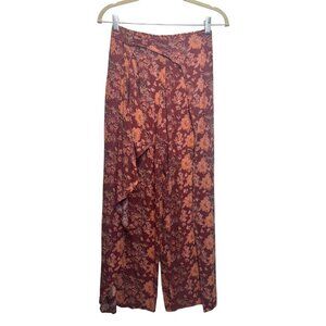 Angie Boho Floral Wide Leg Pants Size Medium - J24